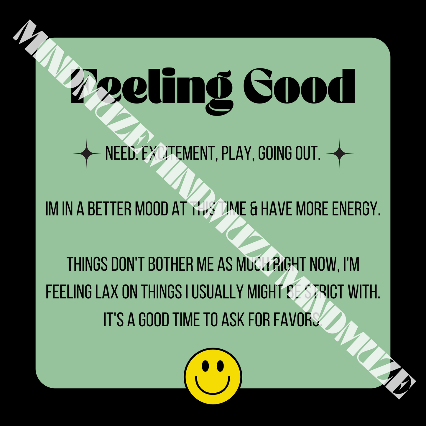 Honor the Phase, Respect the Mood | Printable Mood Cards for Every Phase