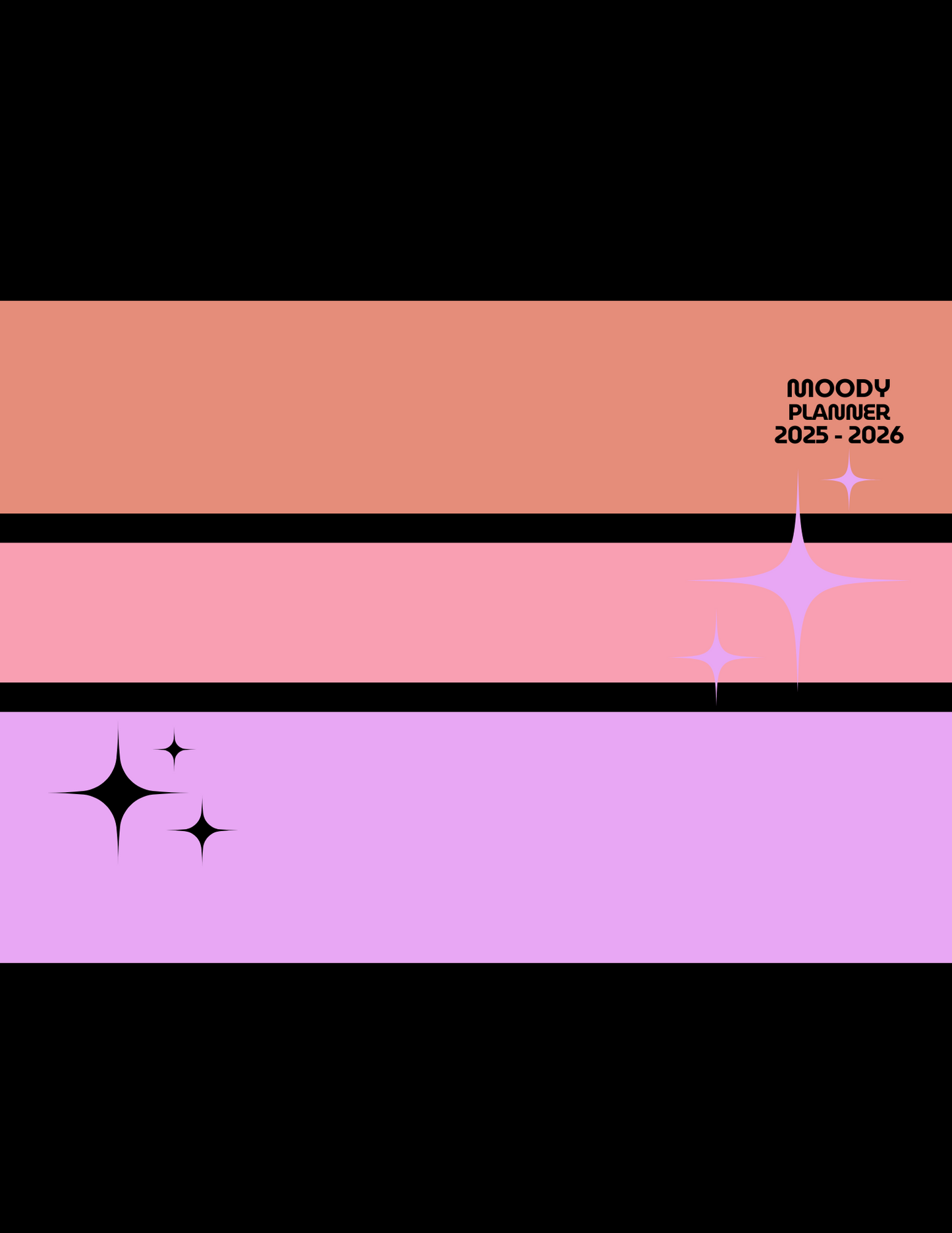MOODY Planner | Yearly & Weekly | June 2025 - May 2026 | Cycle Syncing Menstrual Phase Planner & Tracker
