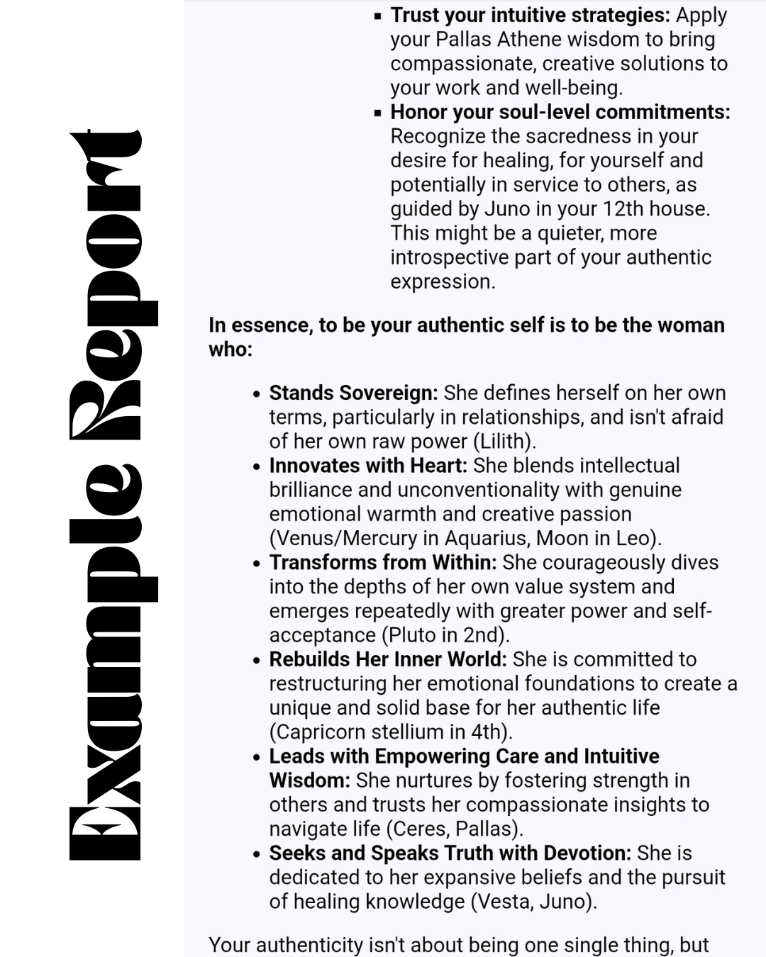 Illuminating Your Essence: A Feminine Wisdom Report
