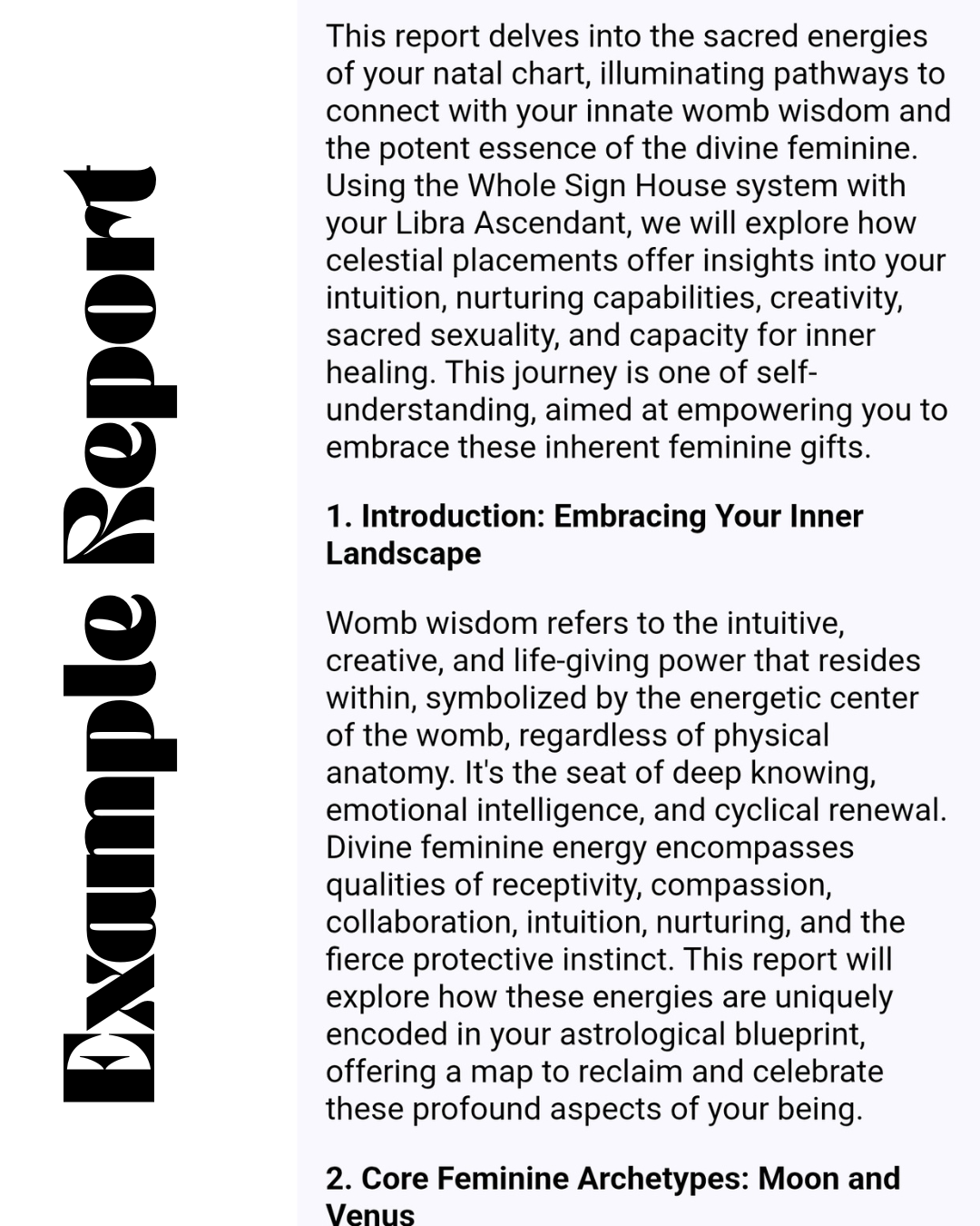 Illuminating Your Essence: A Feminine Wisdom Report